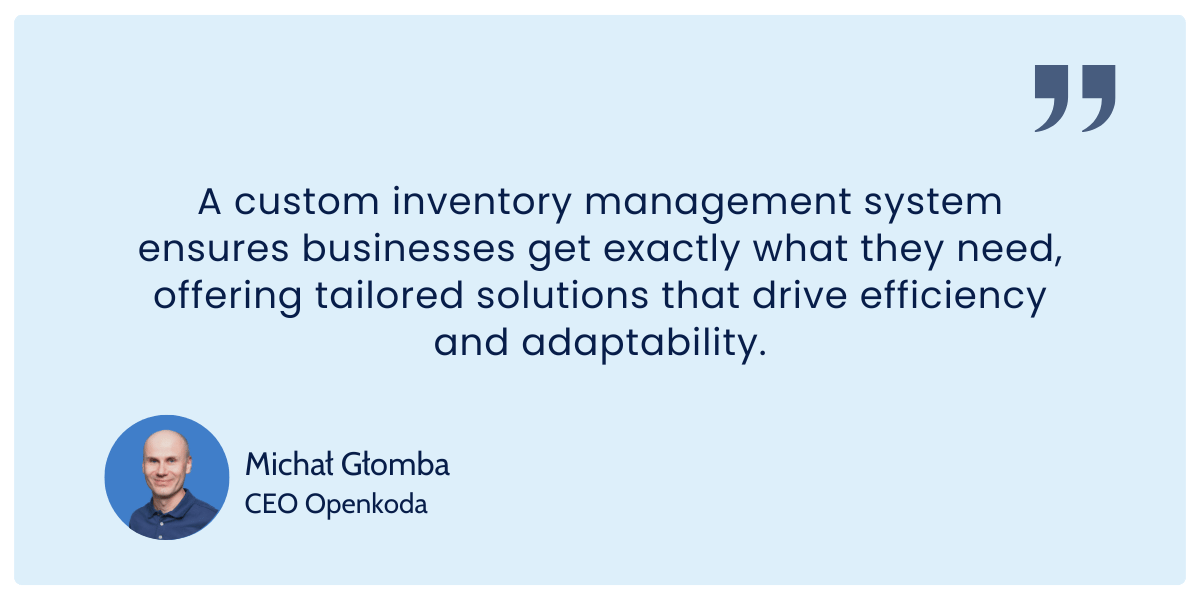 How To Build An Inventory Management System Key Steps Costs And Tips