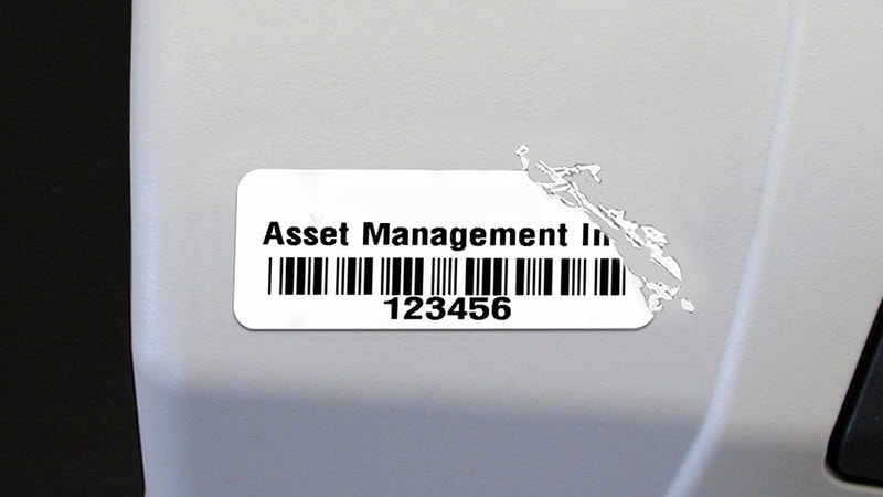 Ultra-destructible label for asset managment