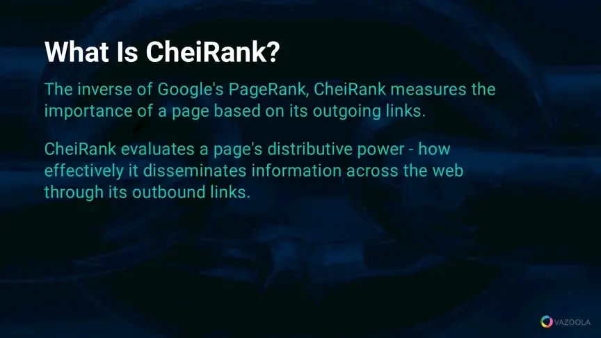what is cheiRank?
