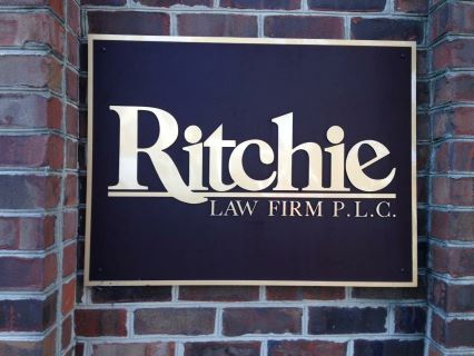 Ritchie Law Firm sign - Uber accident attorney