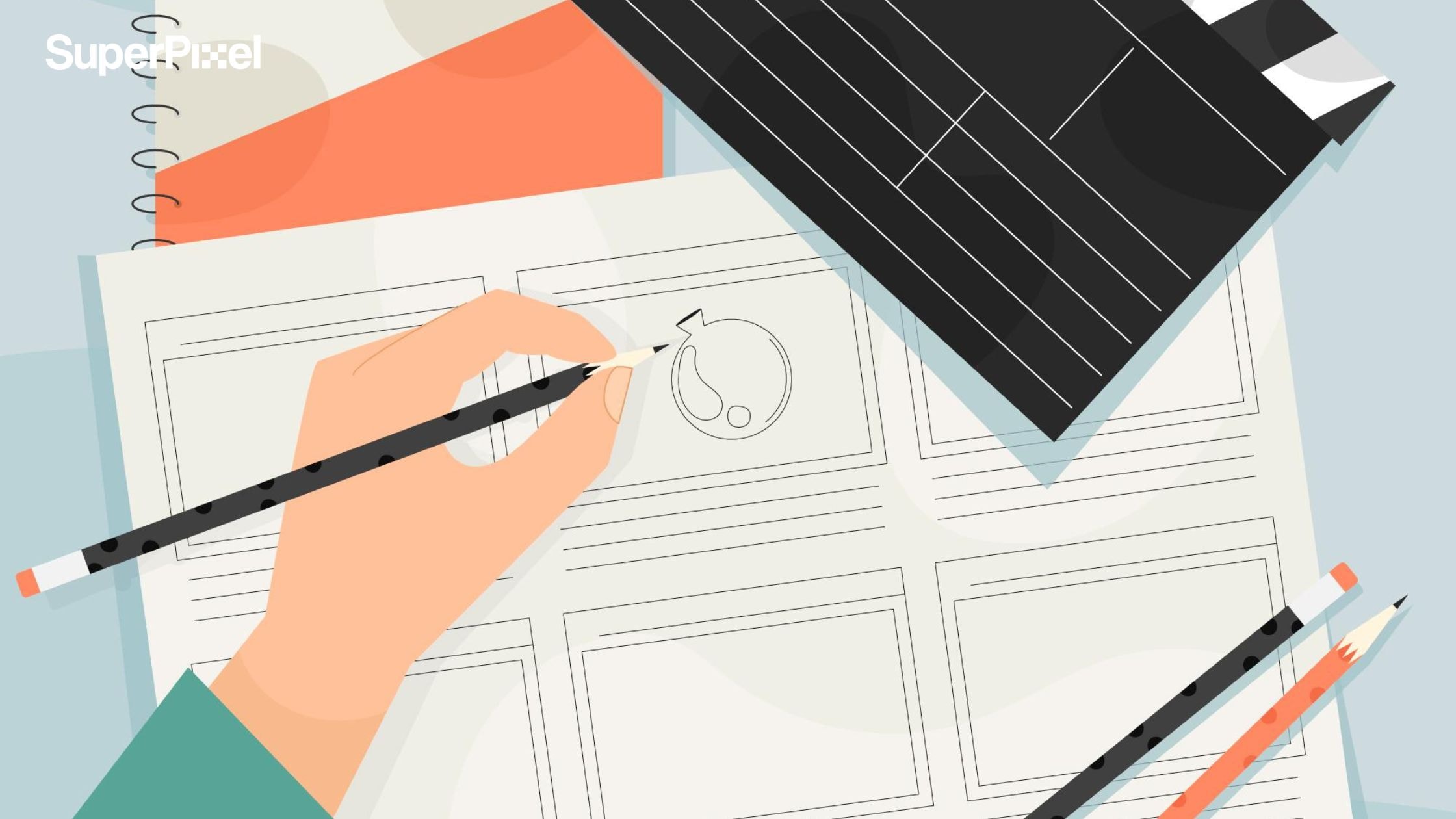 Hand writing concept