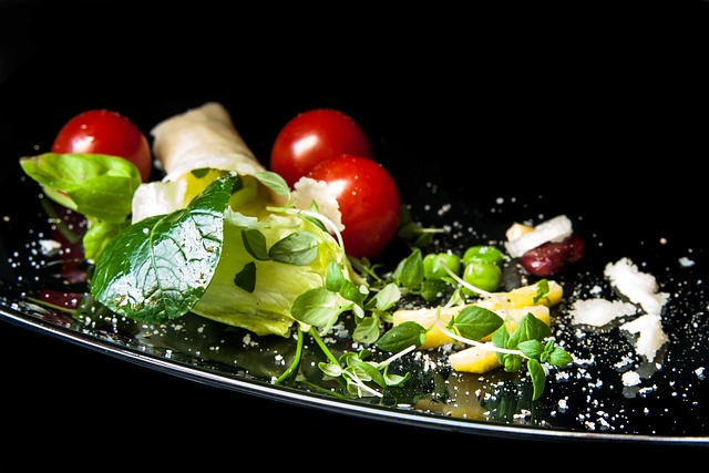 salad, leaf lettuce, japanese spinach