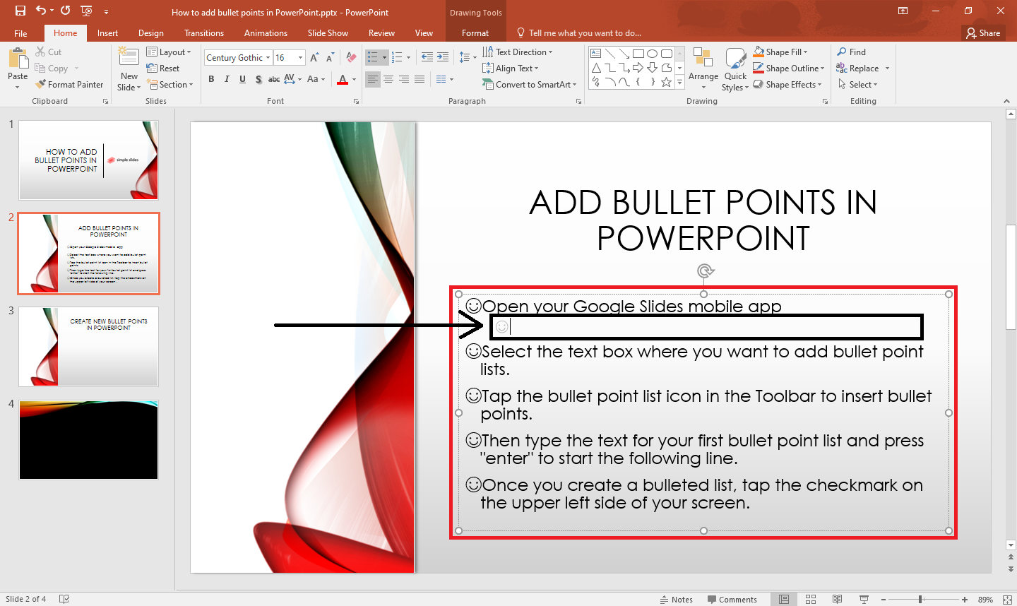 how-to-add-sub-bullet-points-in-powerpoint-vegaslide