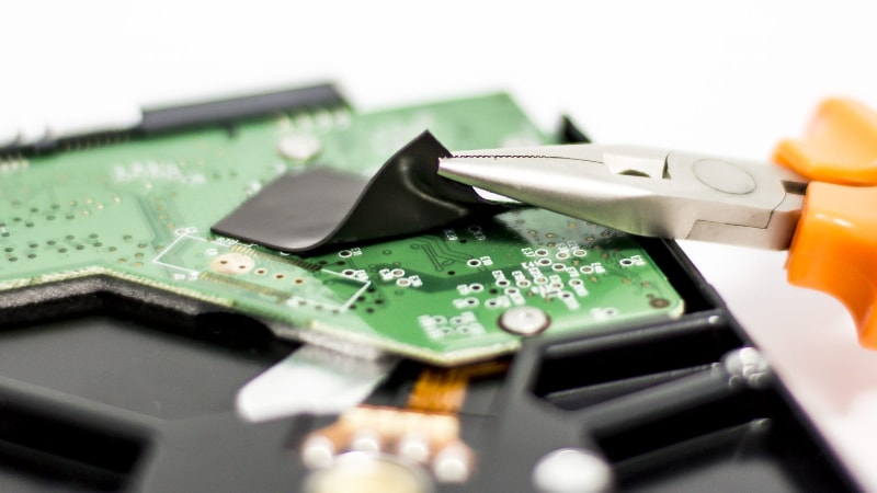 Thermal pad in action 