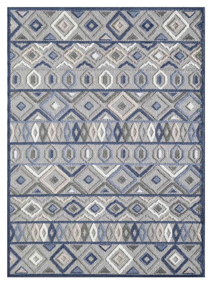 KAS Calla 6921 Grey Blue Machinemade Rug