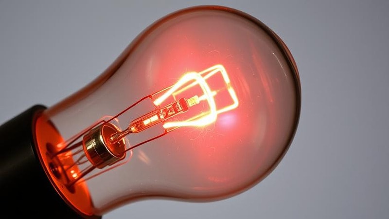 Close-up of Halogen bulb