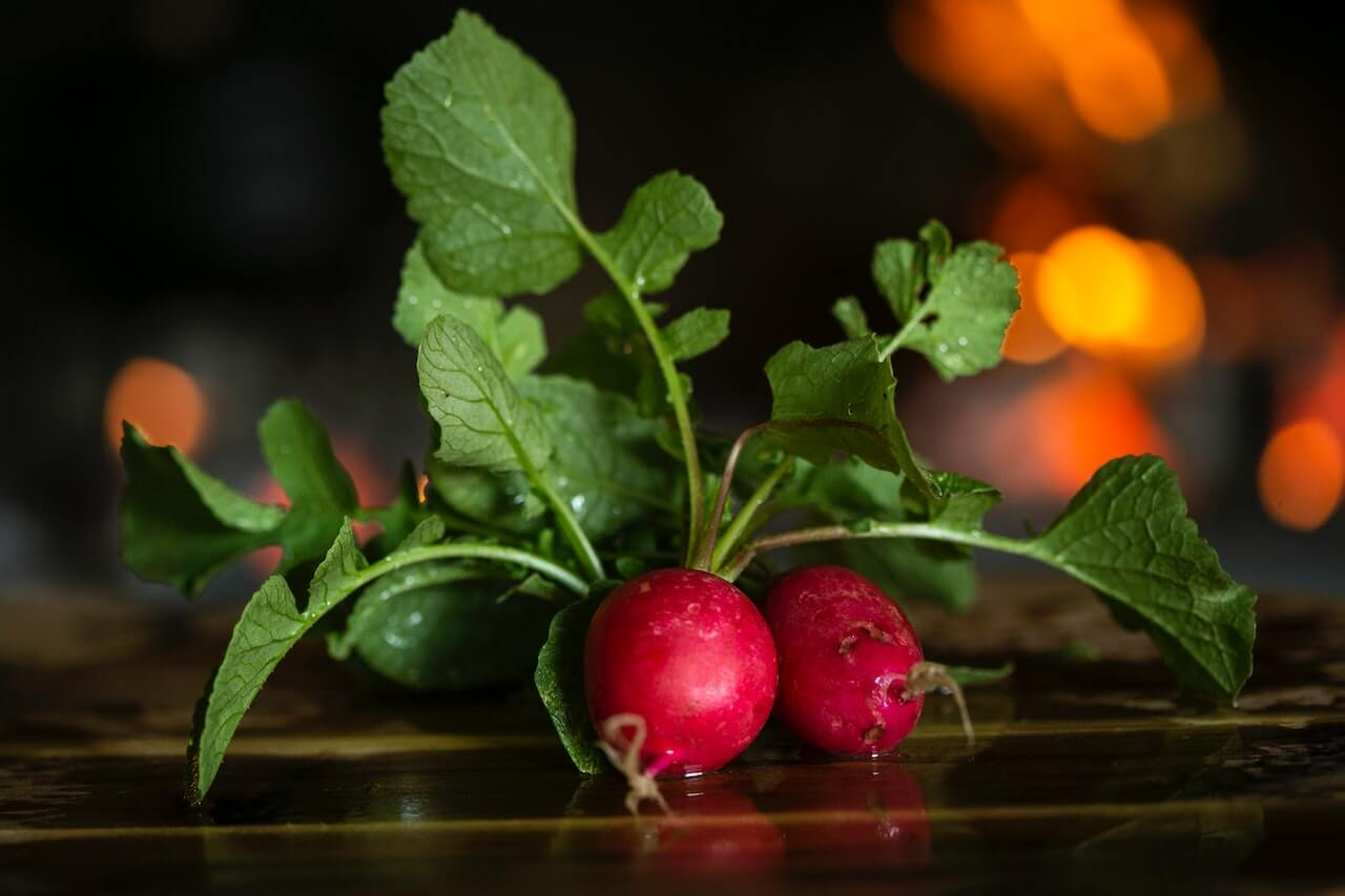 Radishes are high in vitamin c