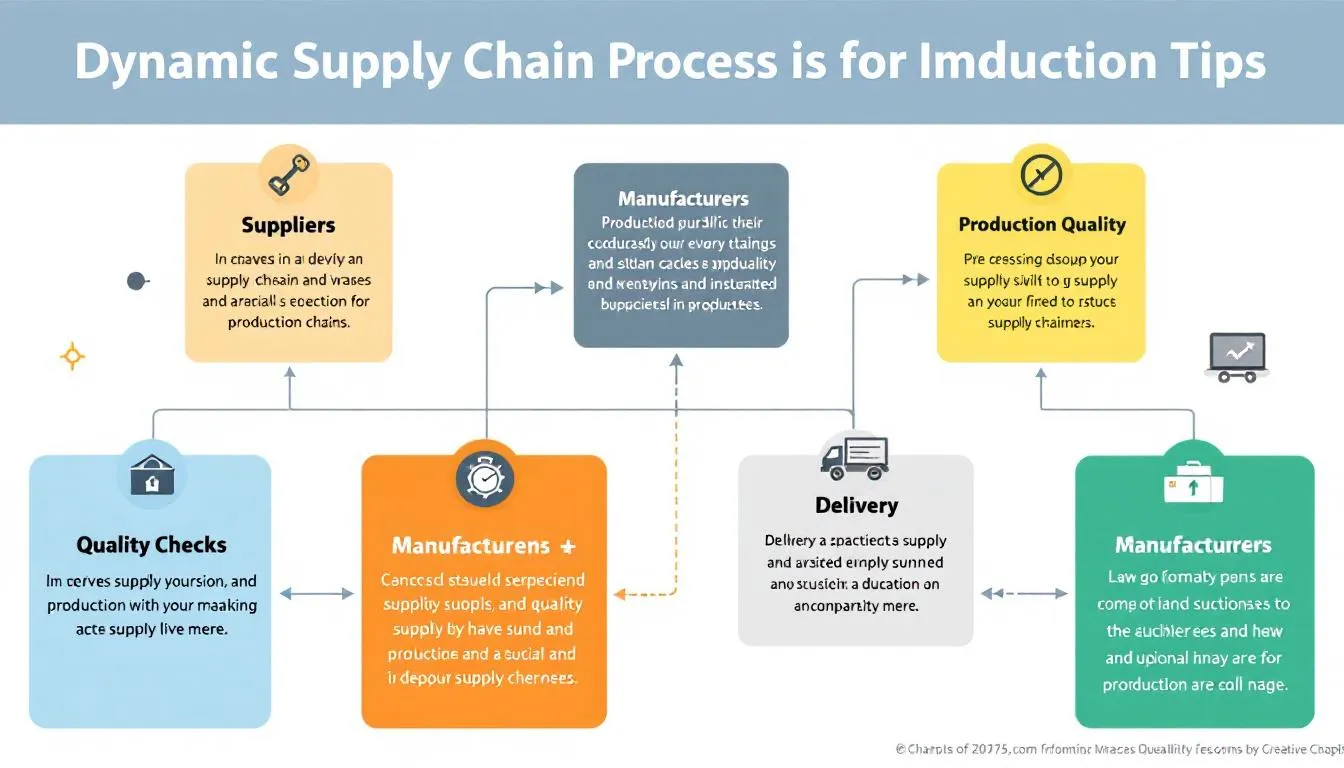 Optimizing supply chain management for improved production quality.