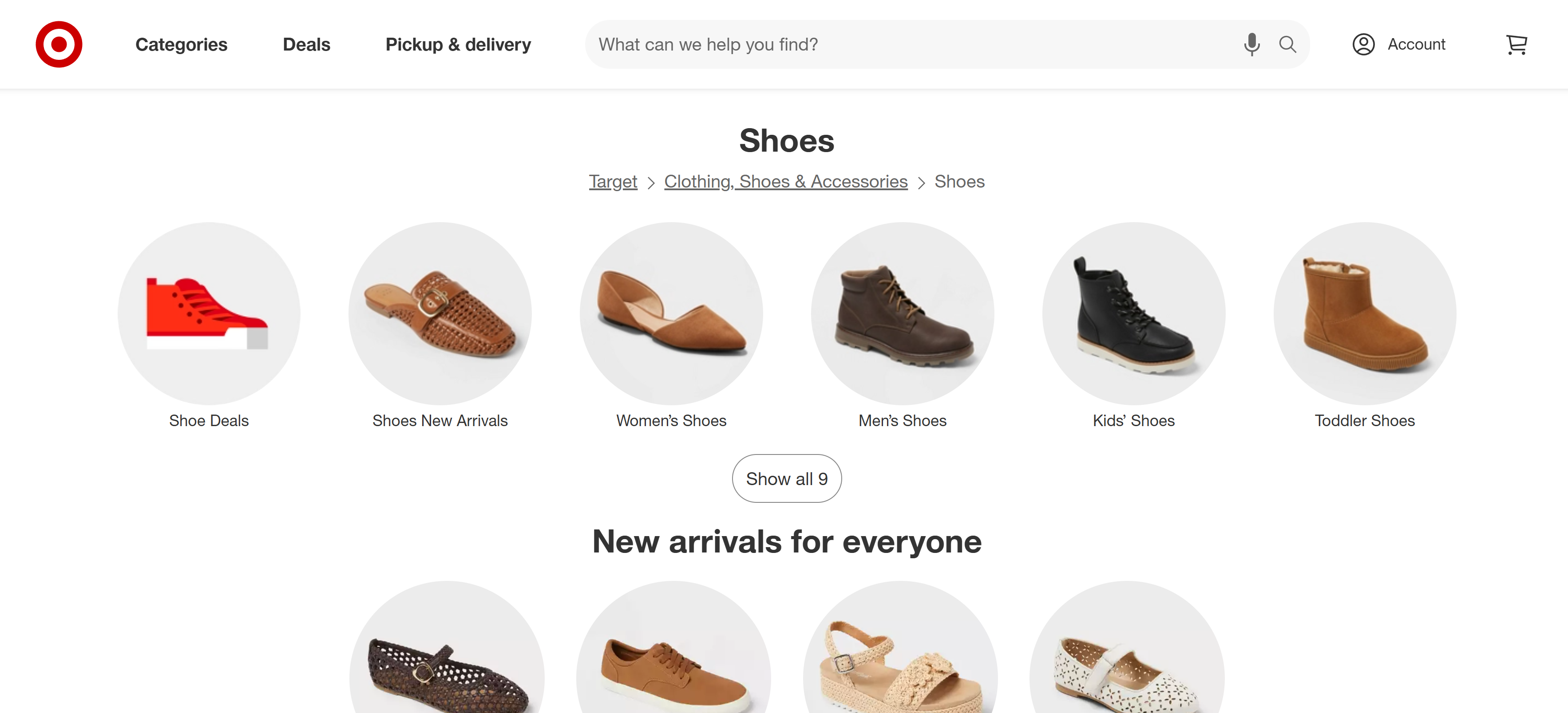 dropshipping shoes with target and sell the trend