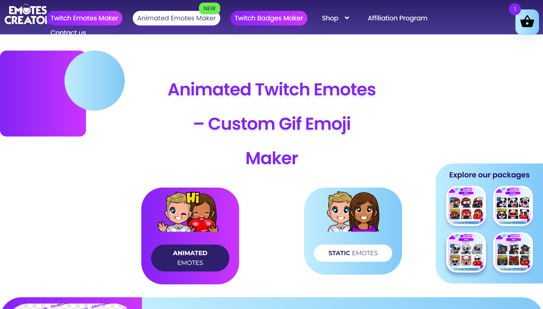 Emotes Creator - Animated Twitch Emotes