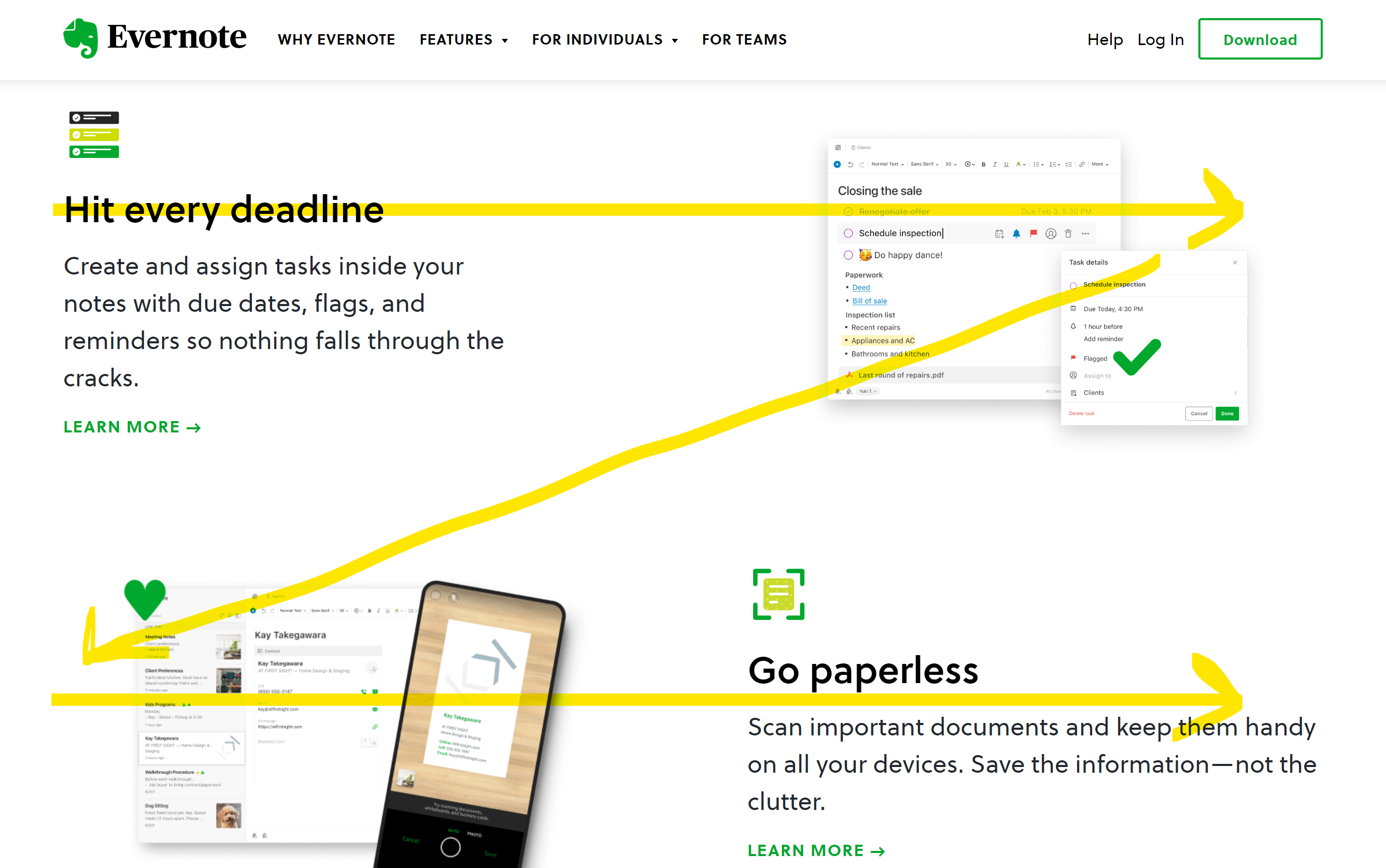 Z-Pattern in site design