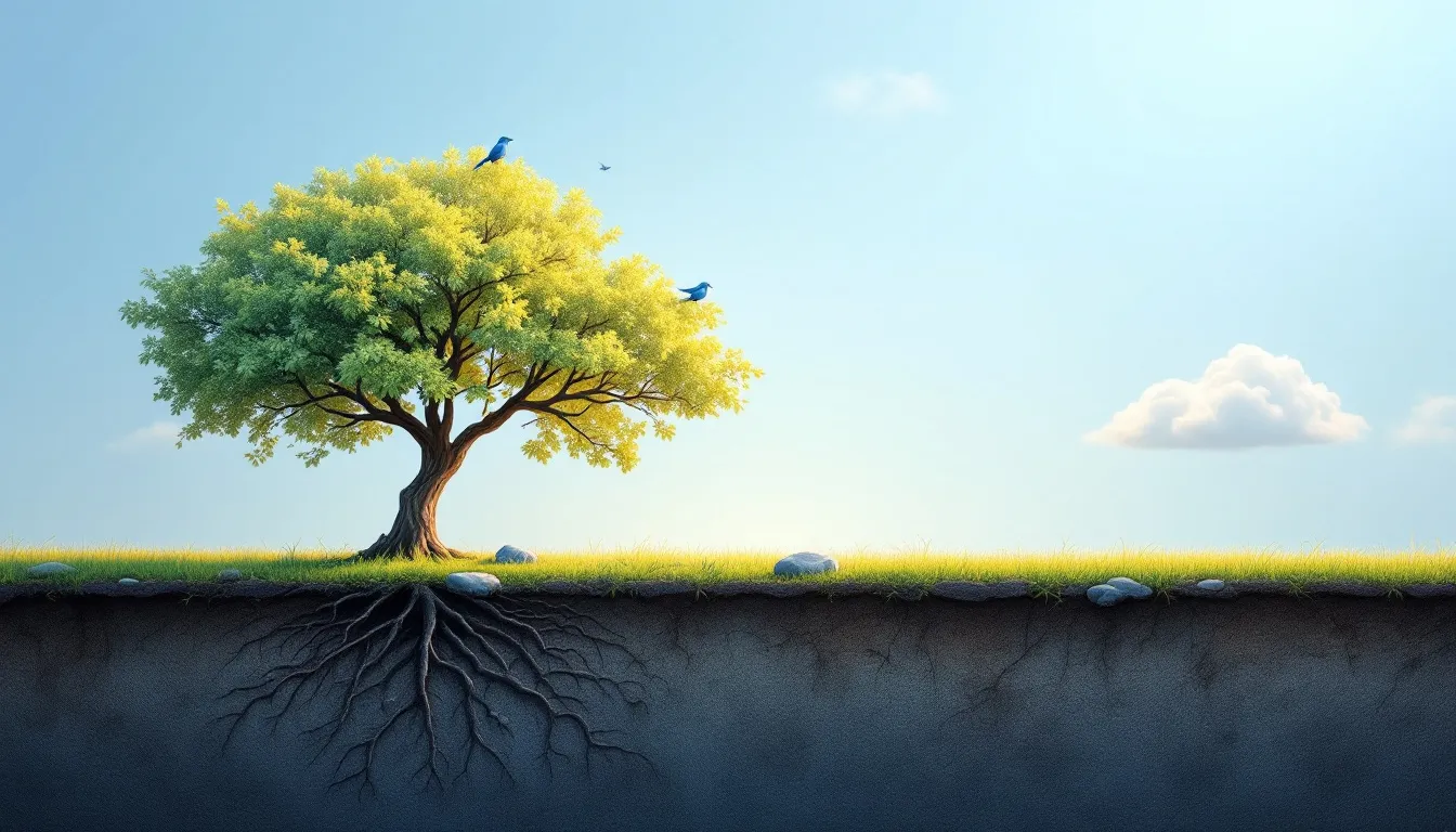 A serene setting illustrating emotional and mental health benefits.