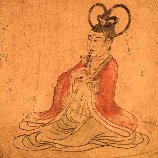 Artwork depicting the Tang Dynasty of China