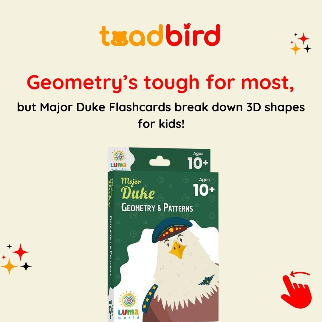 Major Duke Flashcards - Geometry and Patterns - Age 10+
