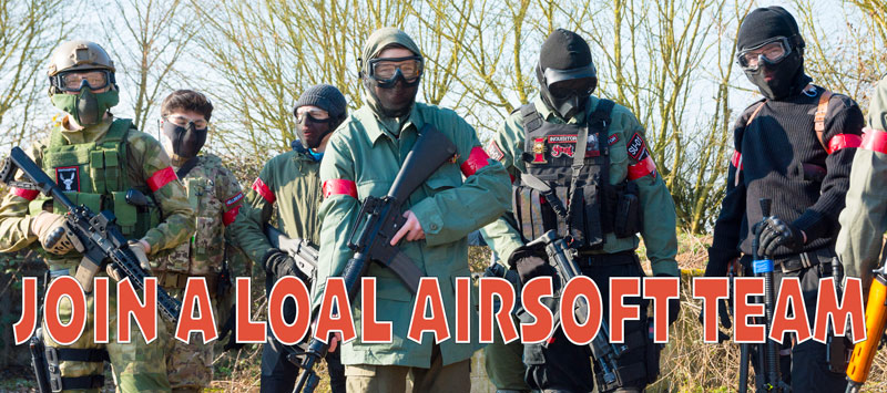 join  a local airsoft team