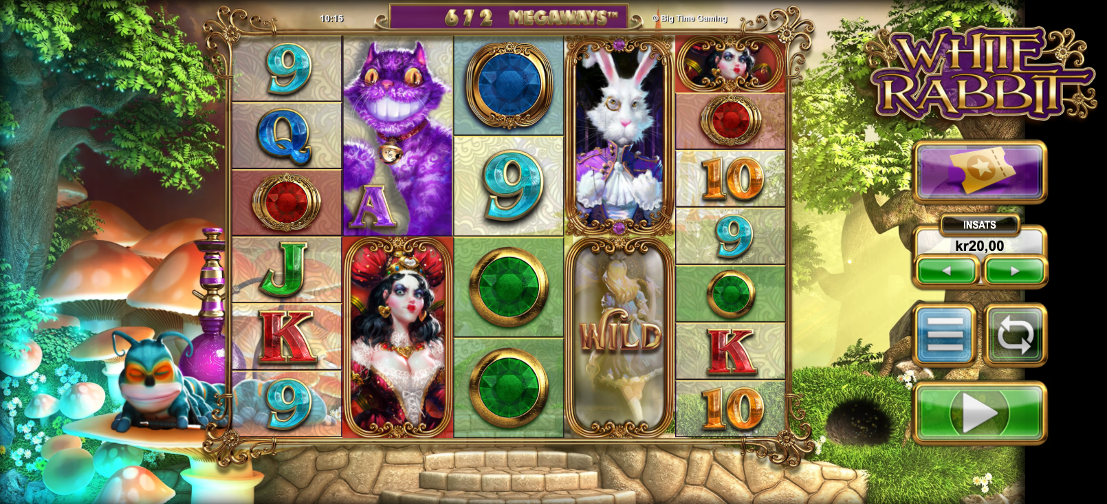 White Rabbit Megaways slot – spela slots online med bonus, free spins och hög RTP på casino