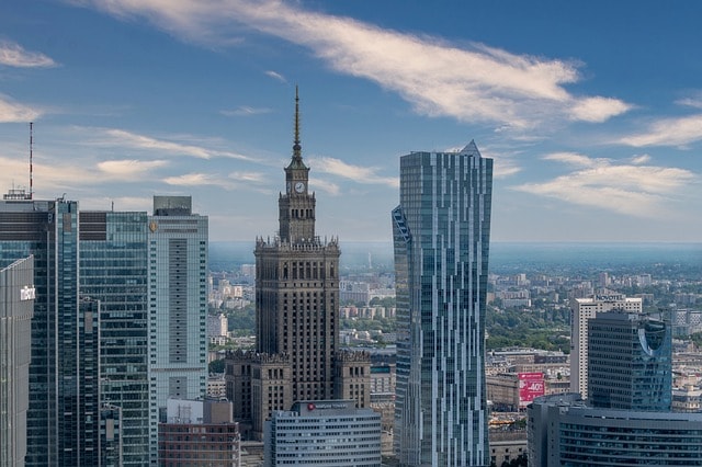 Warszawa - centrum, wieżowce