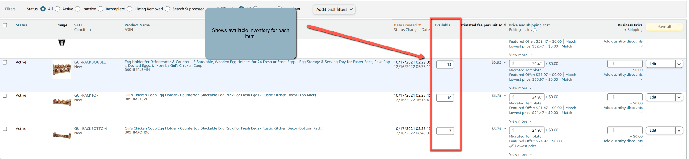 Inventory Monitoring