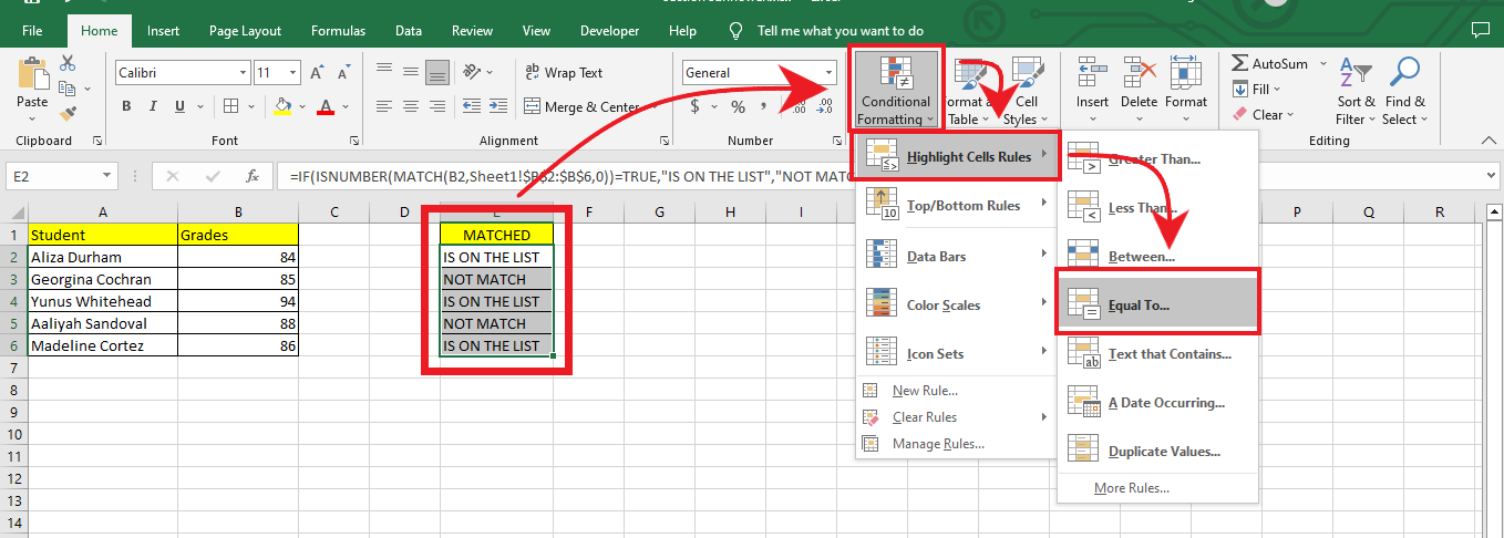Manipulate the Conditional Formatting.