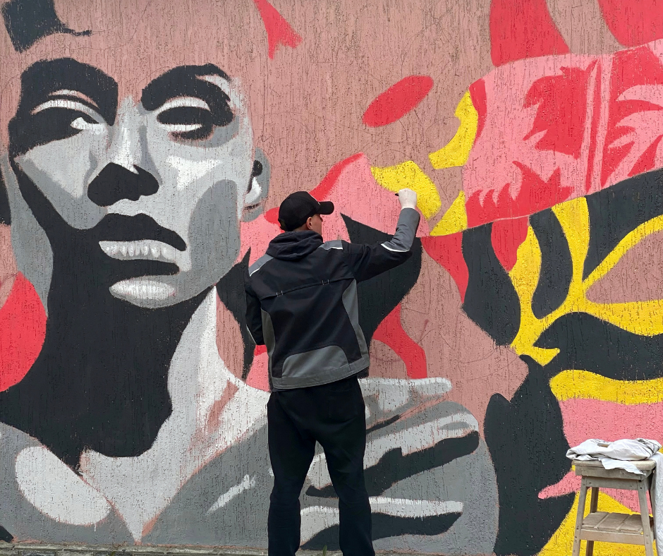 The Graffiti Hall of Fame, showcasing vibrant street art and unique cultural expressions.