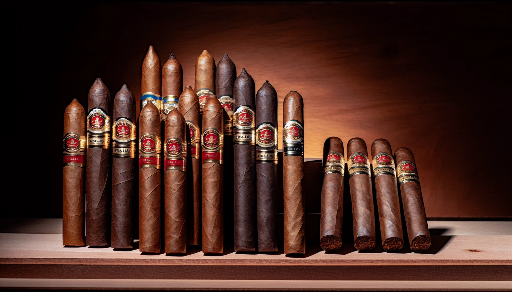 Variety of Enclave Cigar Sizes