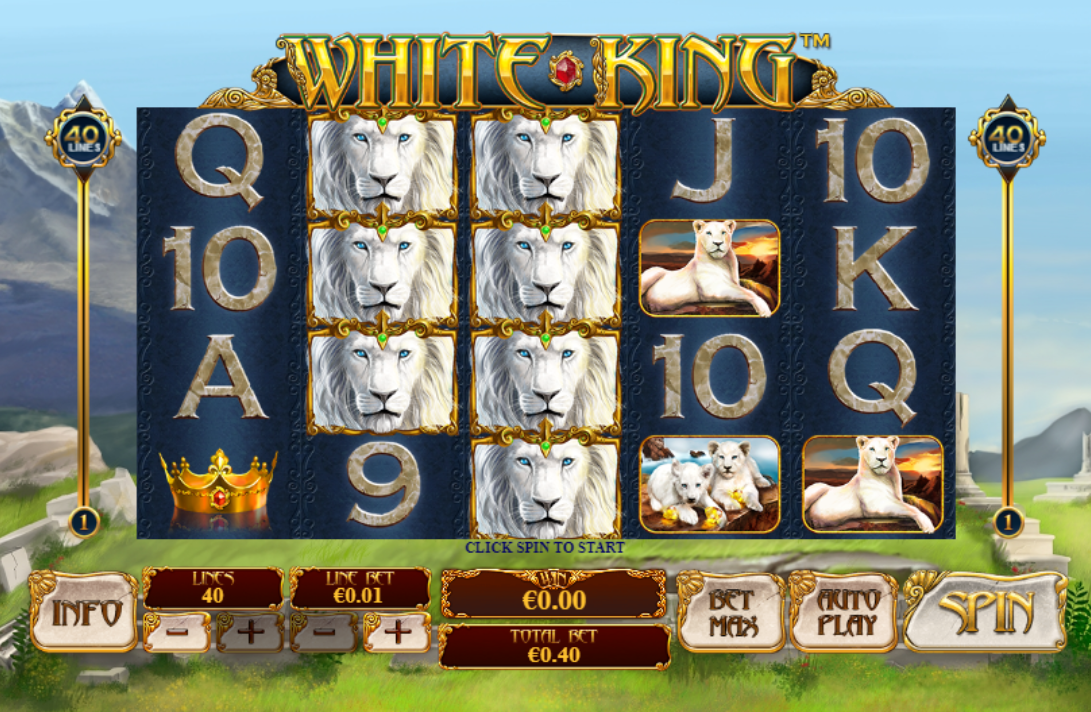 playtech, slot provider, white king 