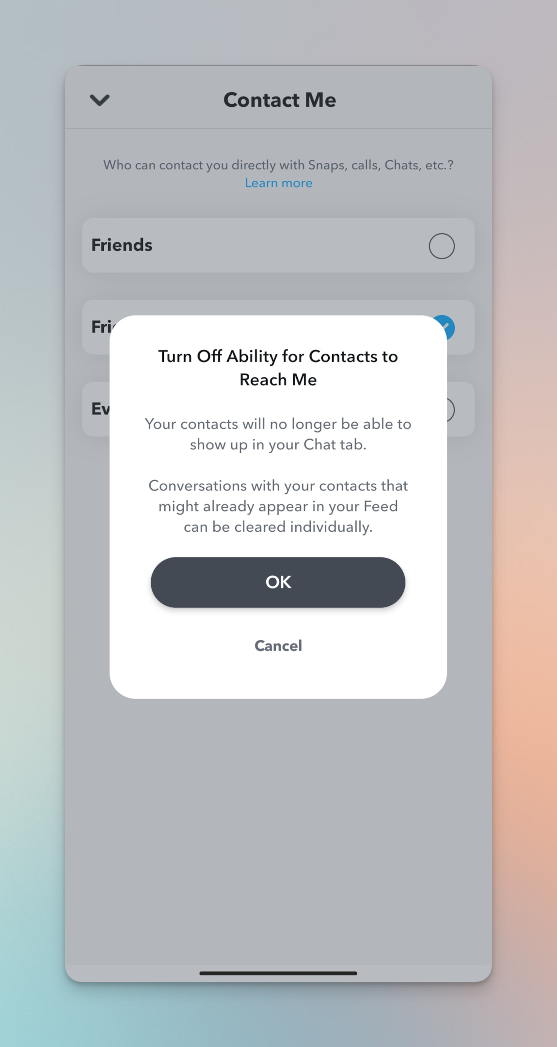 Remote.tools shows privacy settings for your Snapchat account. After deleting contact number of friends, they will not be able to contact you, even search for your account.