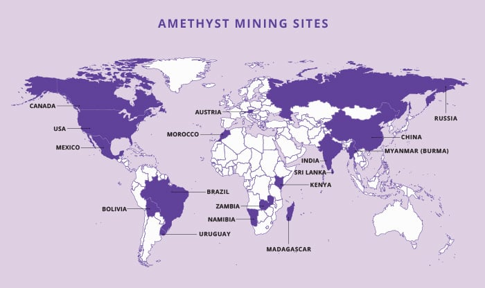                                      Global Amethyst Production