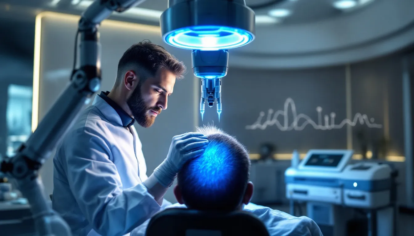 زراعة الشعر الطبيعية بتقنية DHI