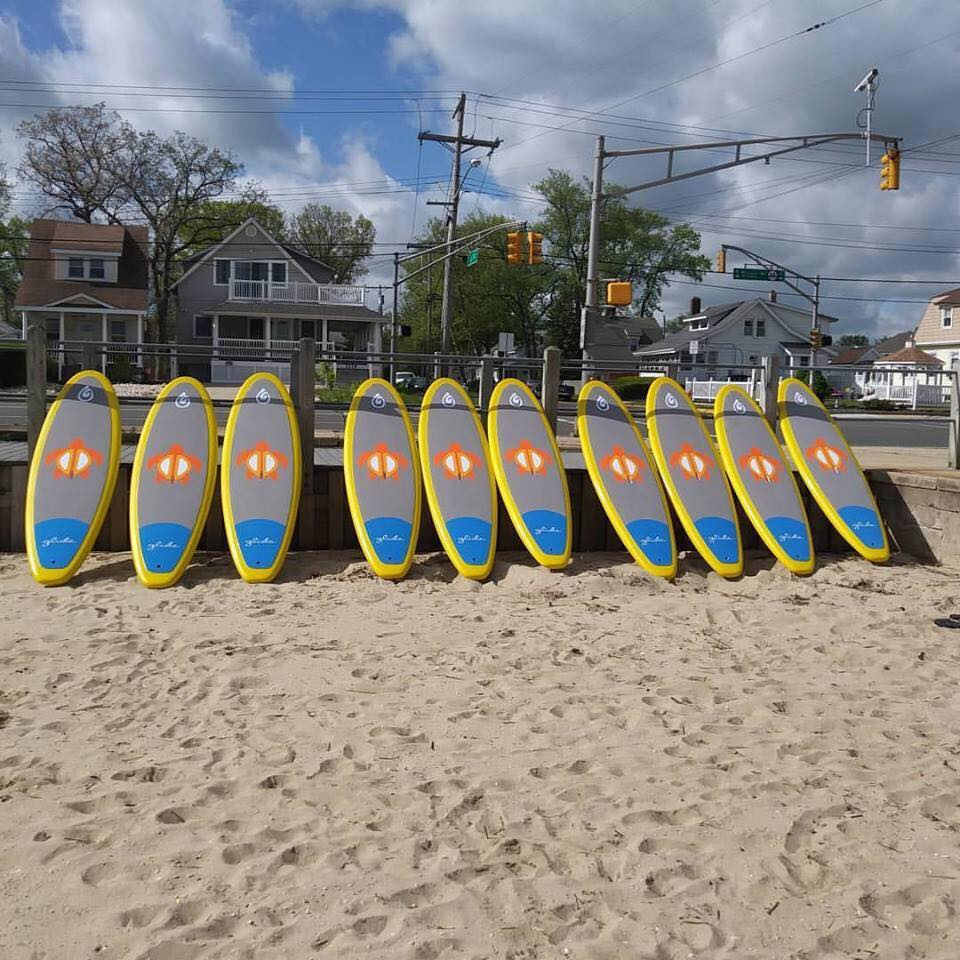 kayak rentals and inflatable paddle board life jacket 