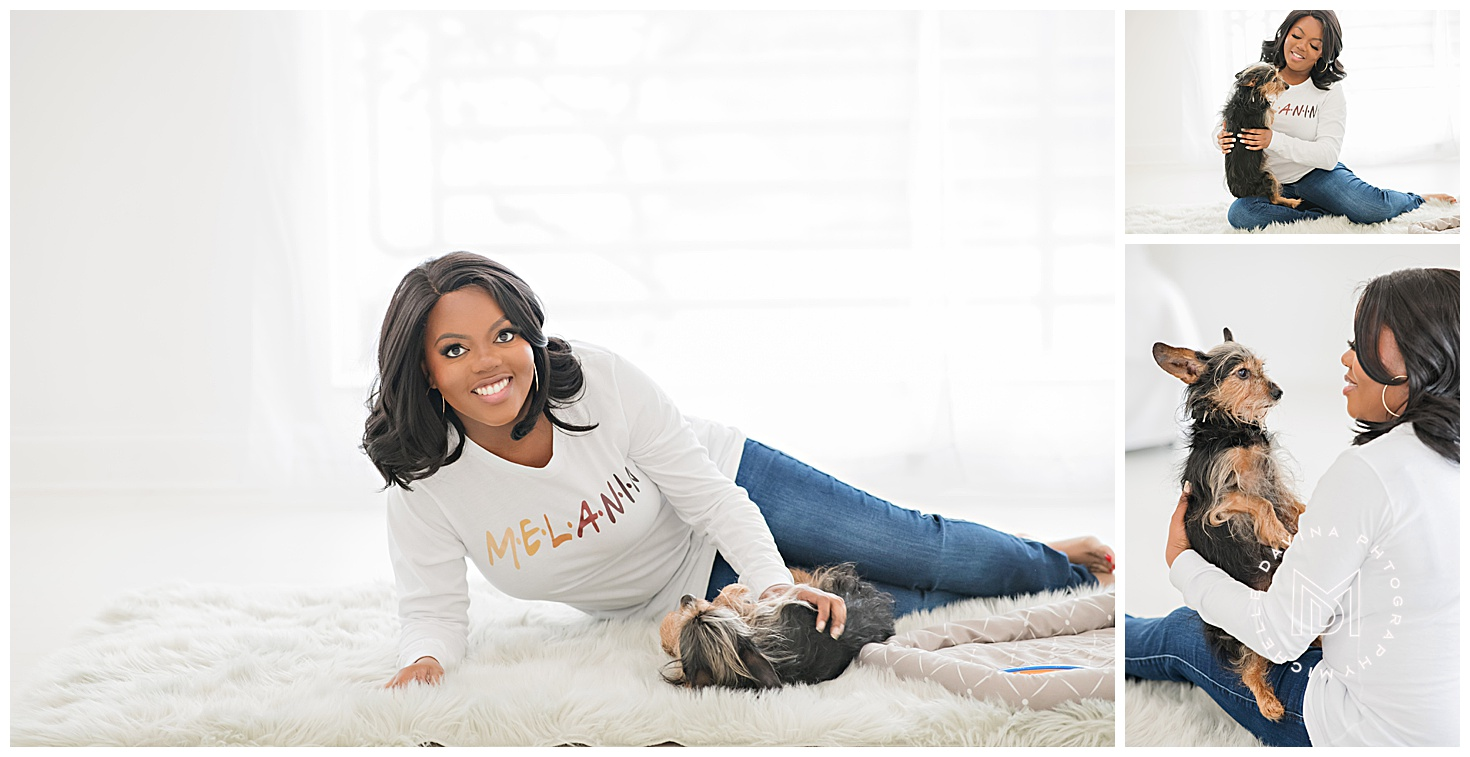 atlanta-personal-branding-photography-registered-nurse-with-dog-stress-relief