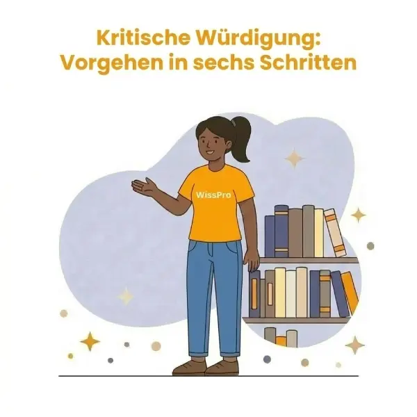 Kritische Würdigung schreiben: Vorgehen in sechs Schritten für Bachelorarbeit und Masterarbeit