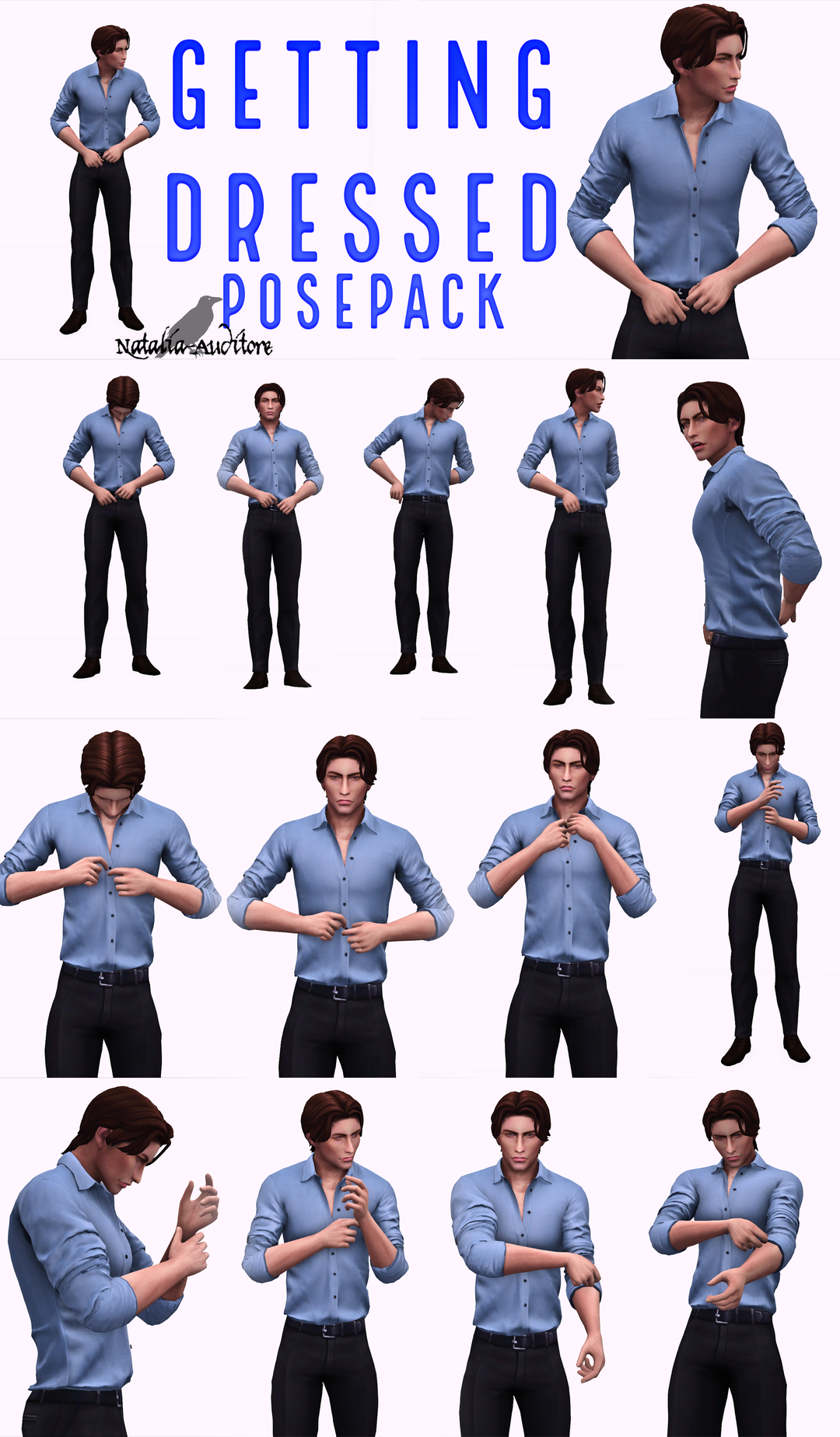 Getting Dressed Posepack