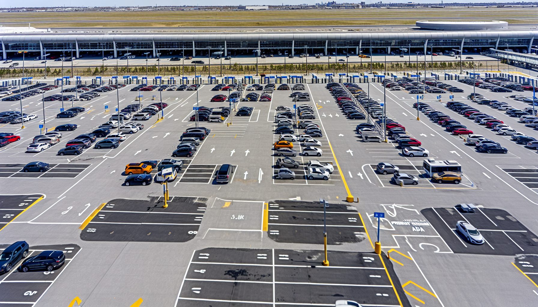 Parking facilities at JFK Terminal 7