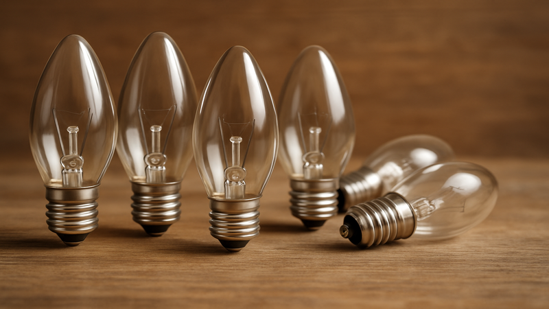 E14 bulb base are slightly bigger than the E12 base