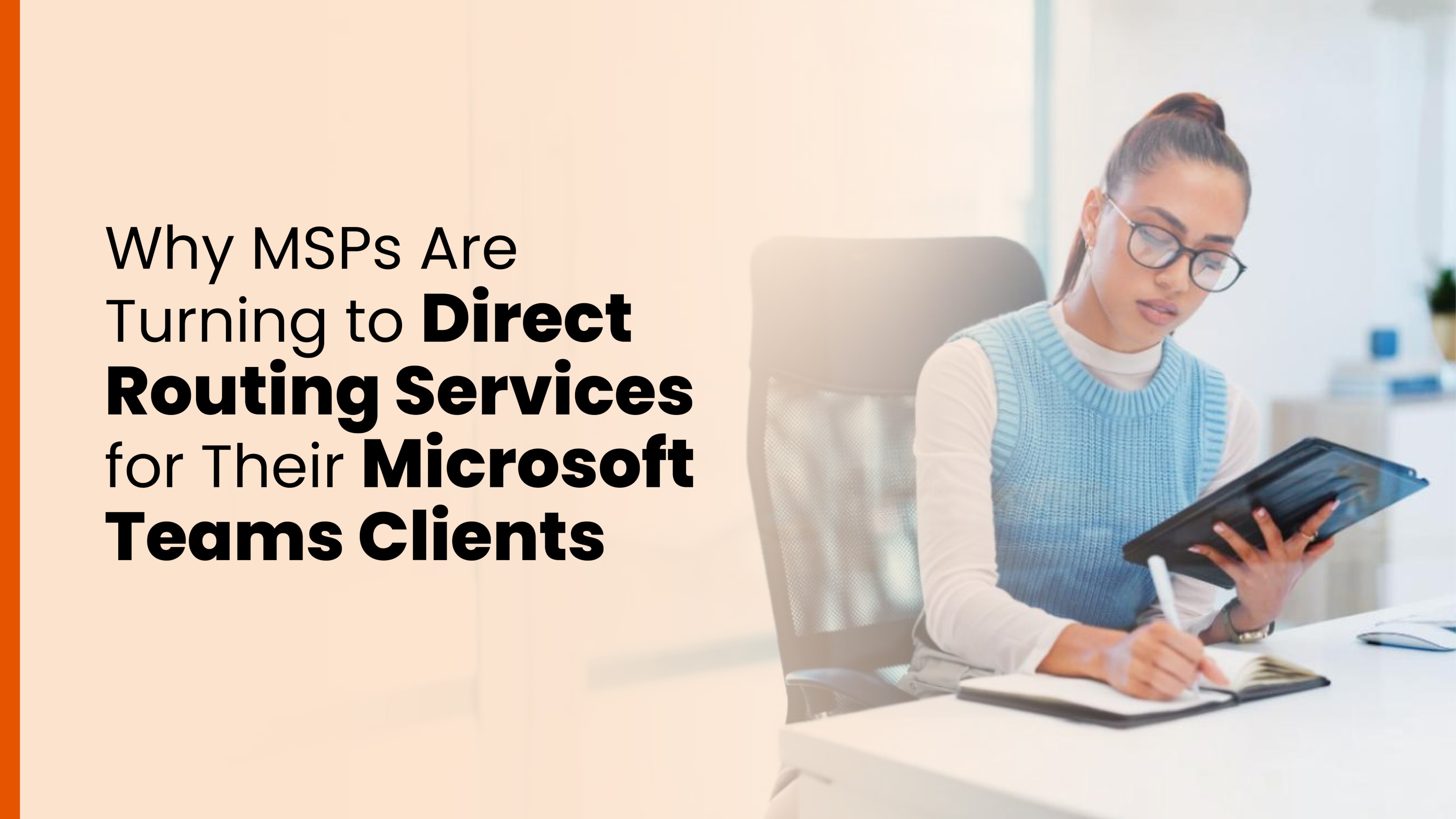 A "professional IT team member" writing a list of the "other benefits" of DRaaS on a clipboard.