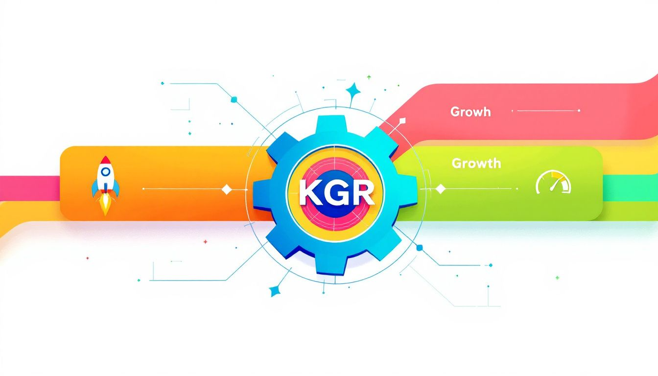 An illustration explaining what is KGR.