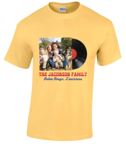 Custom Apparel with Family Photos