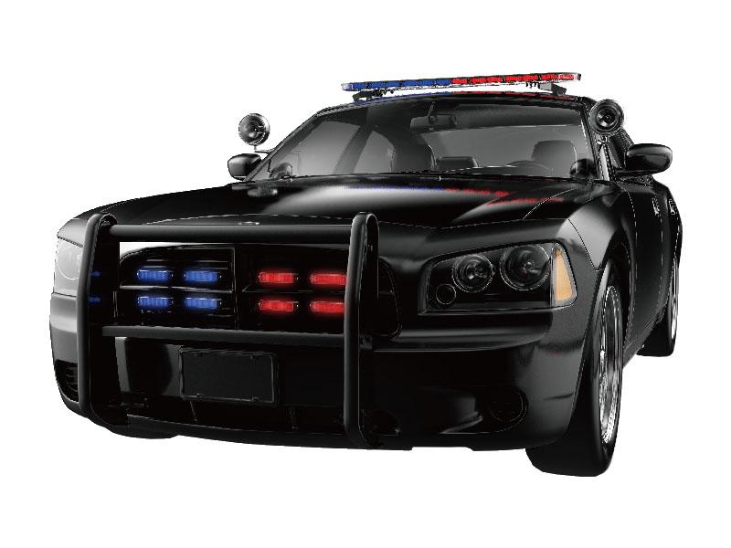 XA61 grille warning lightheads with red and blue LEDs