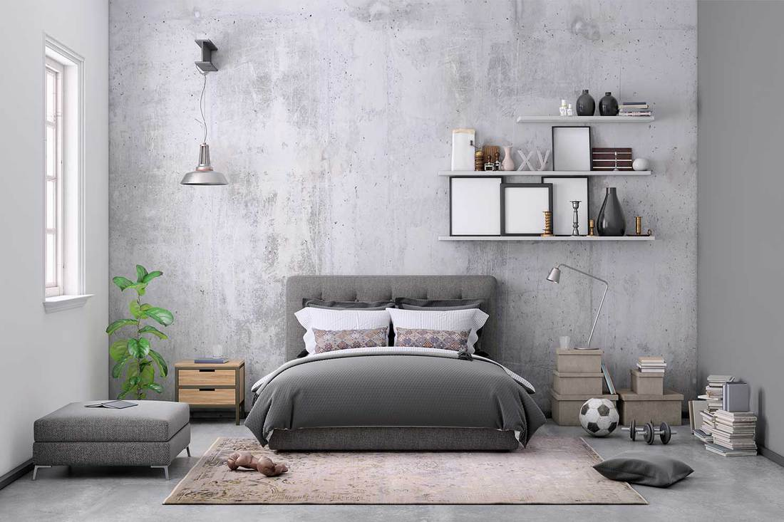 Gray Bedroom 