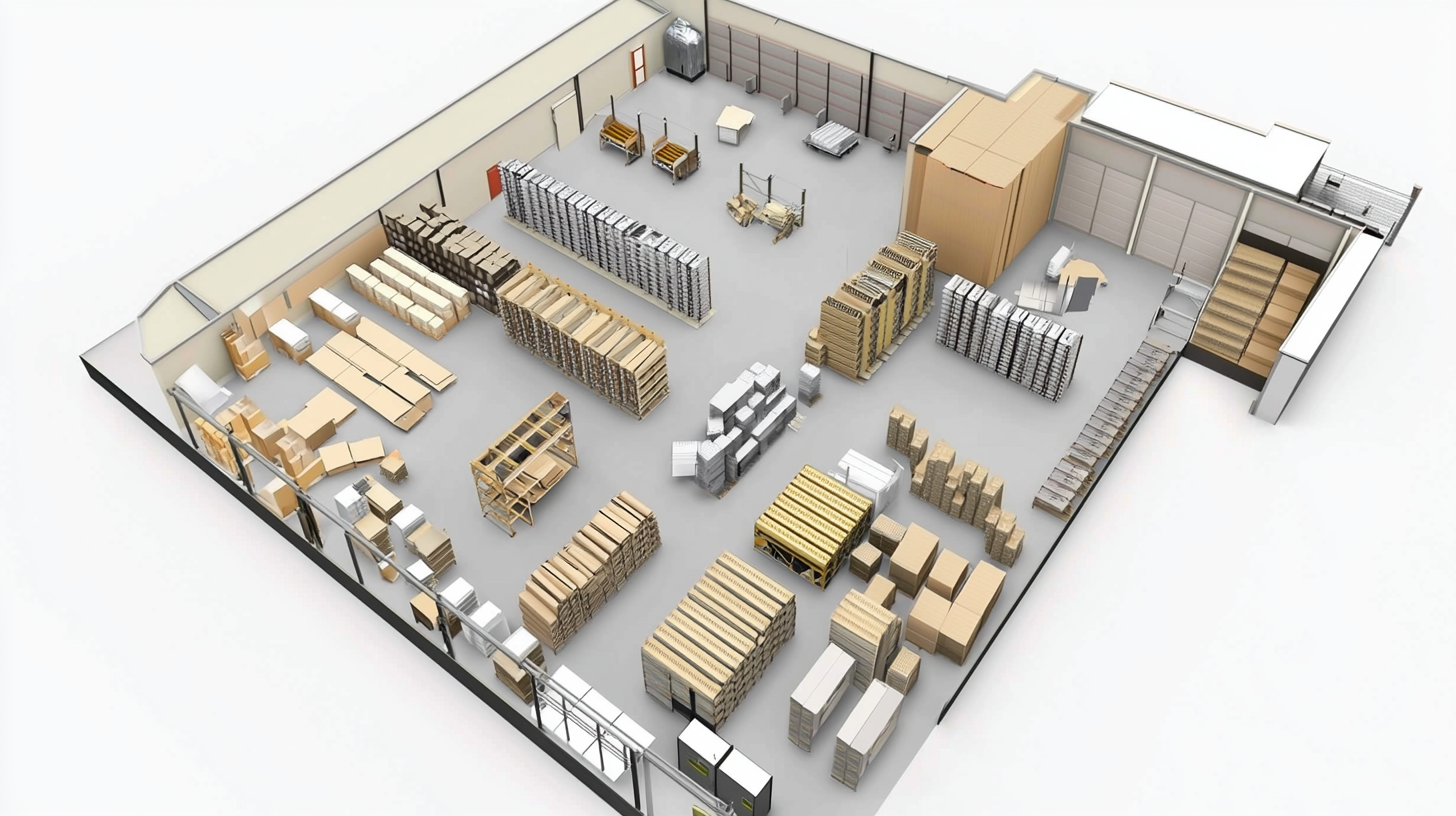 Überblick Layout Warenhaus