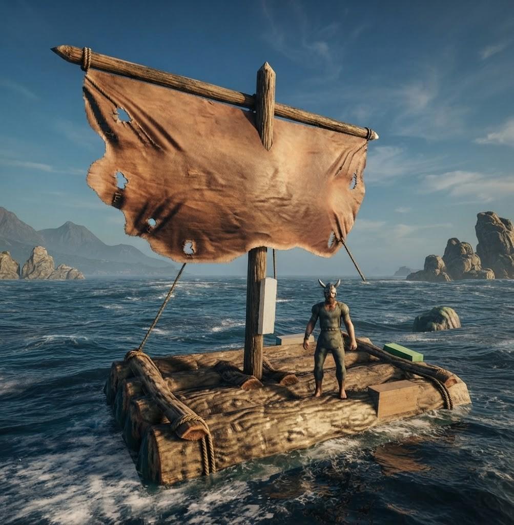 raft boat valheim