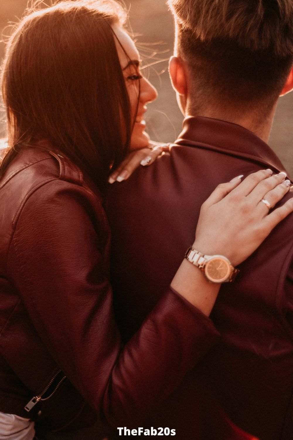 Couple having an intimate moment