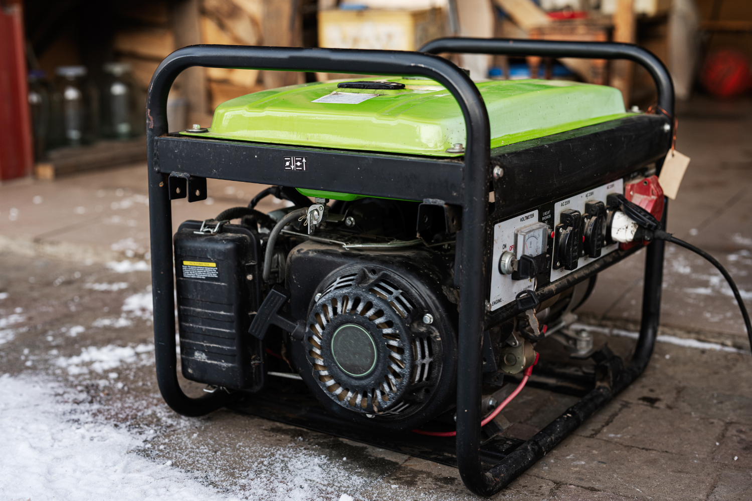 A generator used during blackouts.