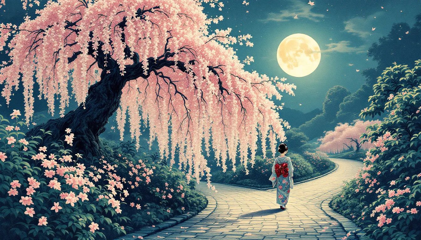 A modern interpretation of a shin hanga print from Japan.