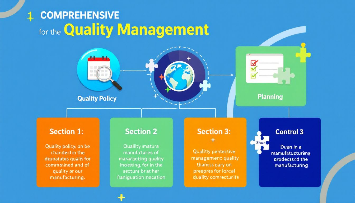 An overview of a quality management system in manufacturing.