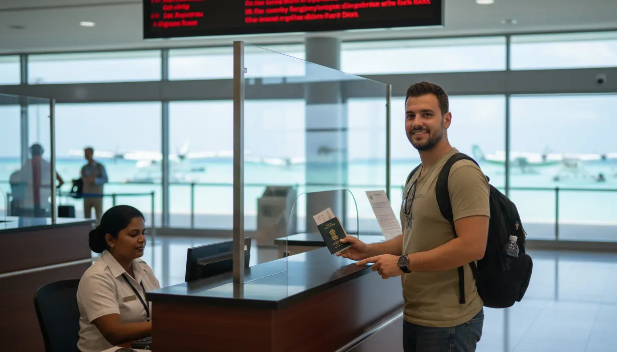 Visa on Arrival Process at Maldives Immigration with Dummy Ticket Proof