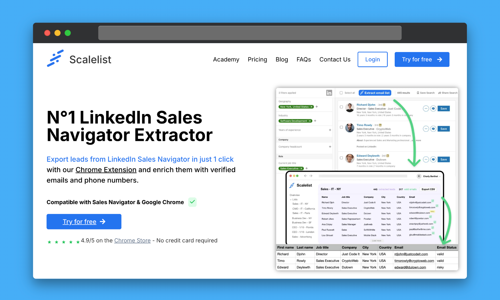 How To Create a Lead List With LinkedIn Sales Navigator - Scalelist