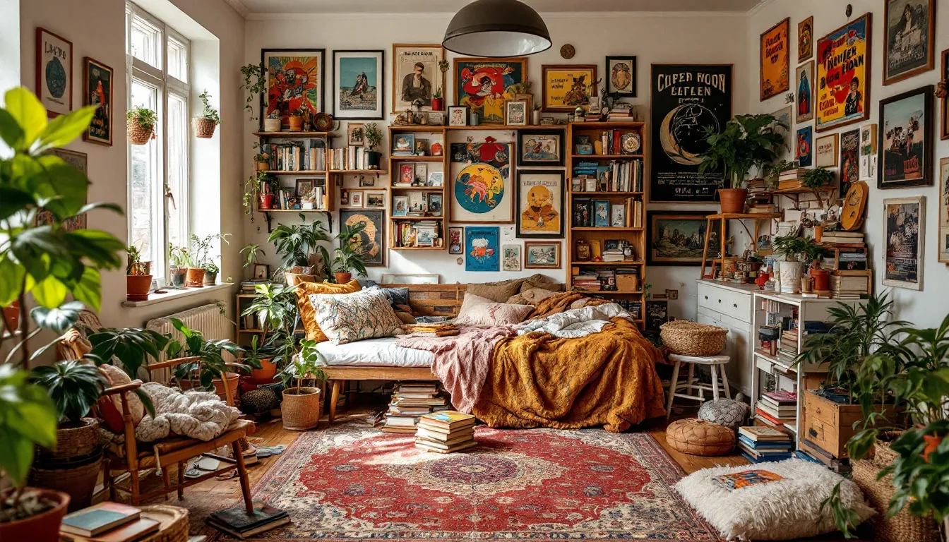 An organized and functional layout of a room after decluttering.