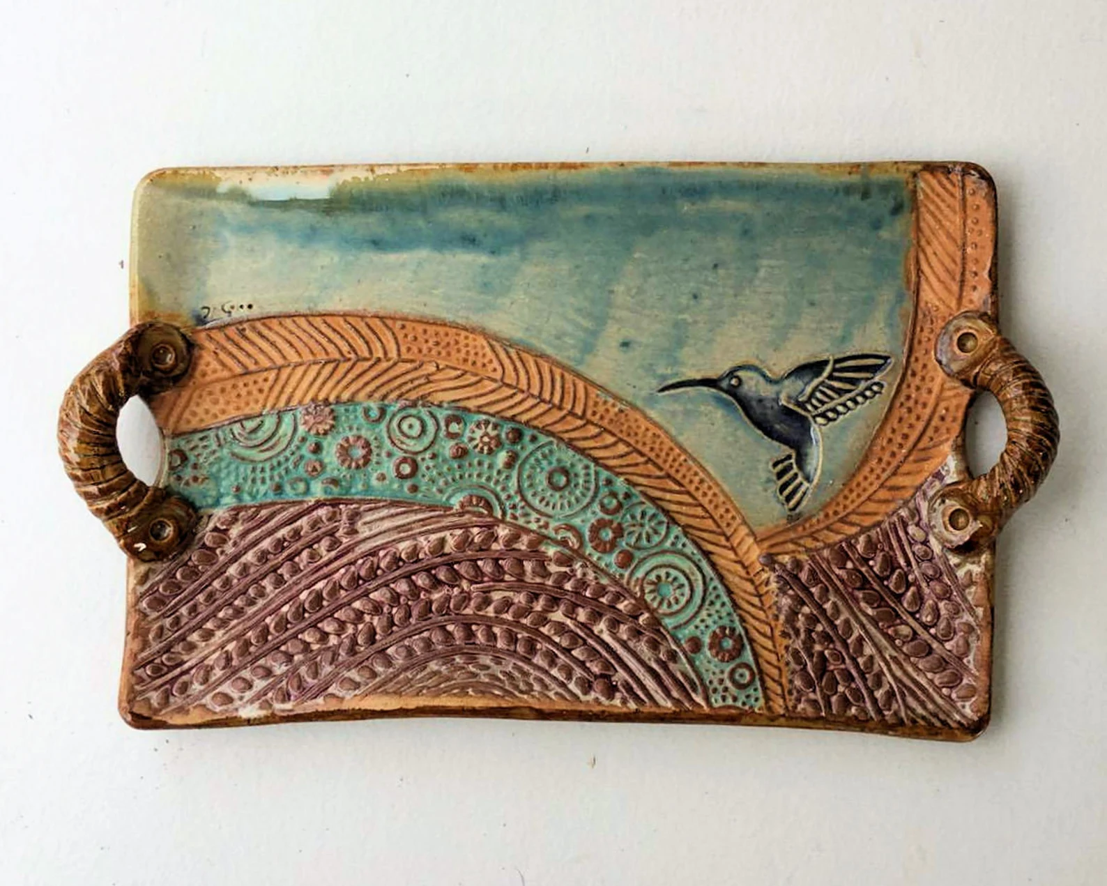 hummingbird tray by Helene